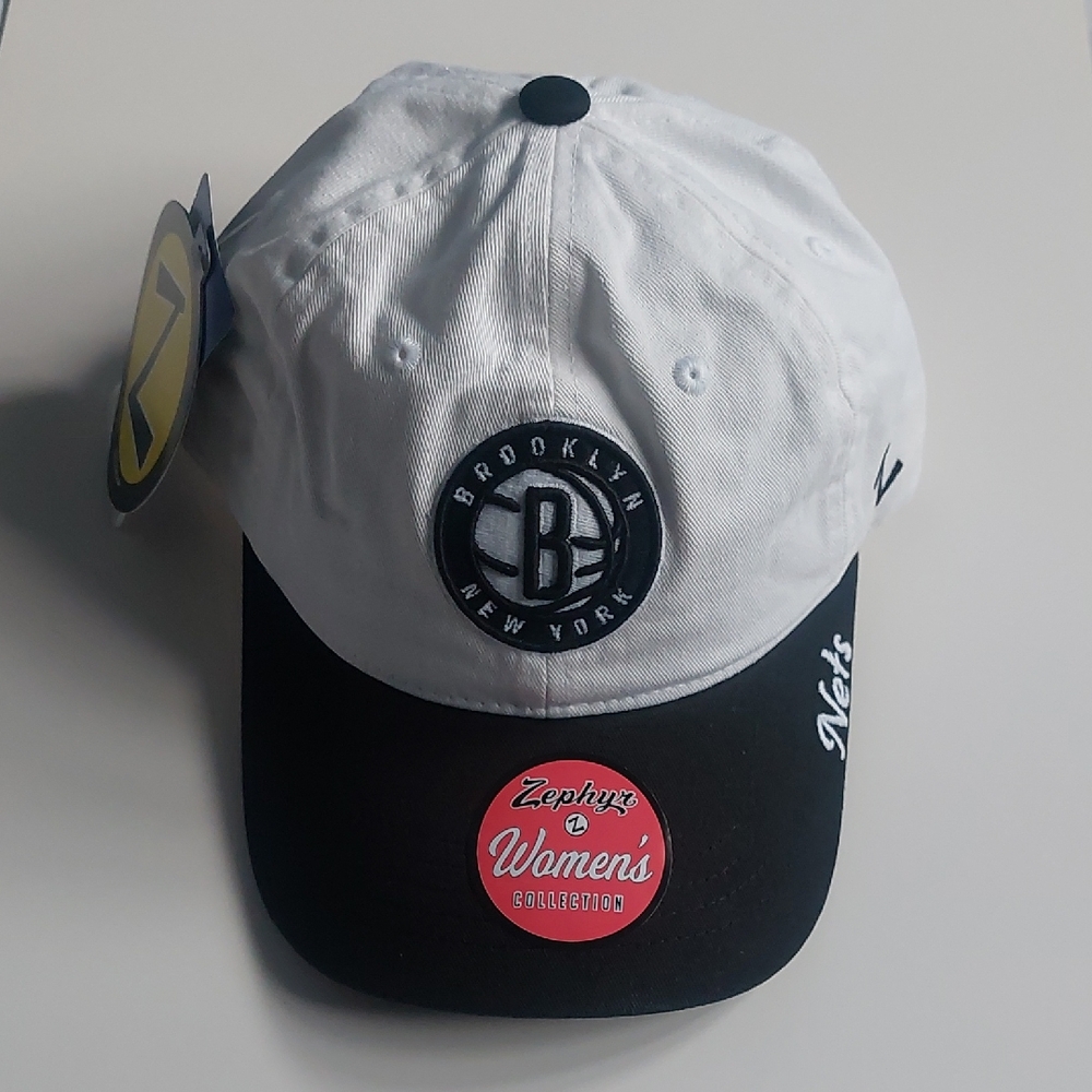 Zephyr White and Black Brooklyn Womens Cap